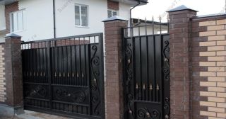 Купить распашные ворота кованные Дагестанские Огни, цена от 4754 руб.